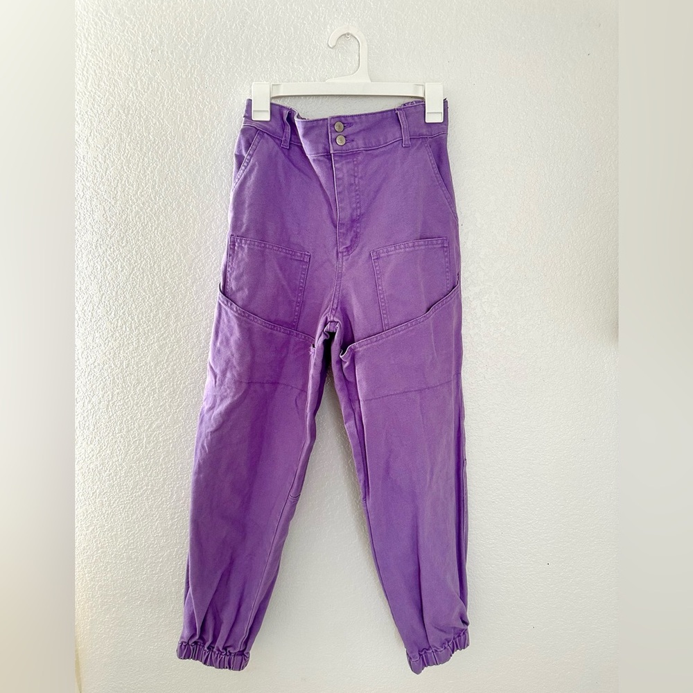cute purple cargos